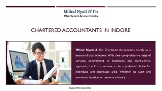 Chartered Accountants in Indore - MILIND NYATI & CO