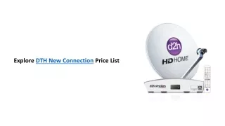 Explore DTH New Connection Price List