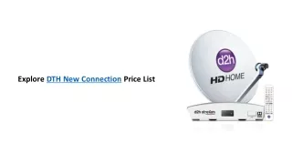 Explore DTH New Connection Price List