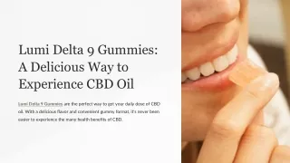 Lumi-Delta-9-Gummies-A-Delicious-Way-to-Experience-CBD-Oil