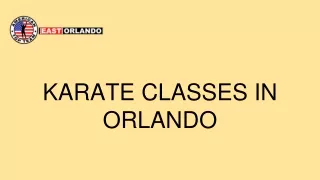 KARATE CLASSES IN ORLANDO