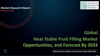 Heat Stable Fruit Filling Market is Expected to Gain Popularity Across the Globe by 2033