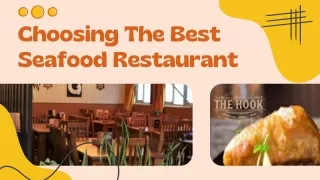 Choosing The Best Seafood Restaurant