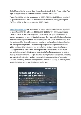 Global Power Rental Market Size