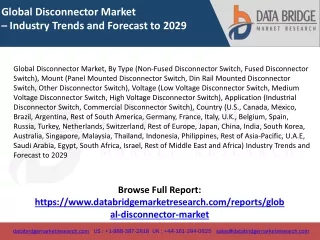 Global Disconnector Market