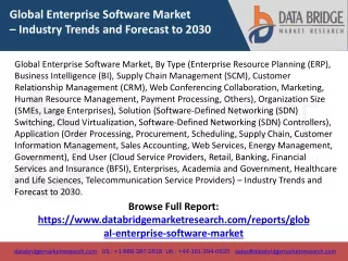 Global Enterprise Software Market