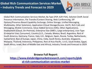 Global Rich Communication Services Market