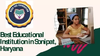 Best Educational institution in Sonipat, Haryana | Neev-The Foundation