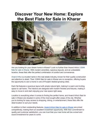 4 BHK Flats for sale in Mohali