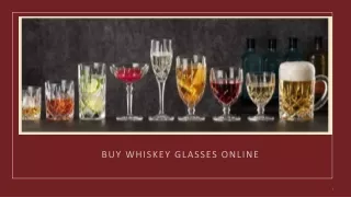 Buy Whisky Glasses Online