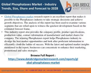 Phosphatases - Agricultural & Animal feed