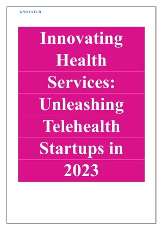 telehealth startups