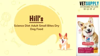 Hill's Science Diet Adult Small Bites Dry Dog Food | VetSupply