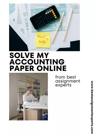 Solve my accounting paper online