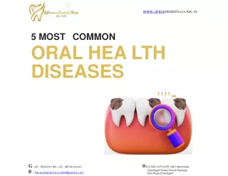 5 MOST COMMON ORAL HEALTH DISEASES | LIFECARE DENTAL CLINIC