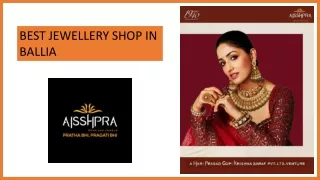 Best Jewellery Shop in Ballia