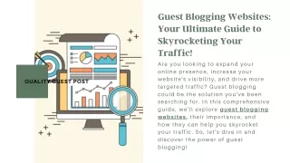 Guest Blogging Websites Your Ultimate Guide to Skyrocketing Your Traffic!