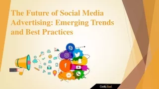 The Future of Social Media Advertising: Emerging Trends and Best Practices