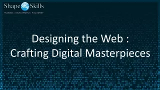 Best Web Designing Training in Noida