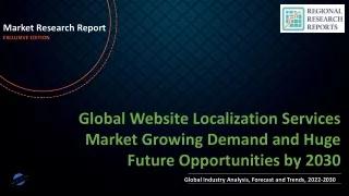 Website Localization Services Market Growing Demand and Huge Future Opportunities by 2030