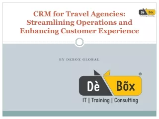 CRM for Travel Agencies