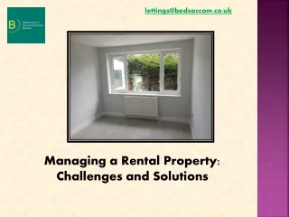 Managing a Rental Property Challenges and Solutions