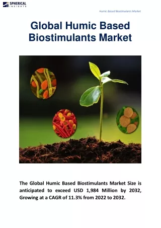 Global Humic Based Biostimulants Market