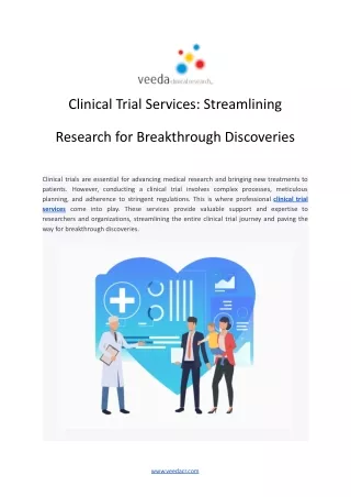 Clinical Trial Services
