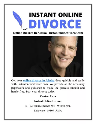 Online Divorce In Alaska  Instantonlinedivorce