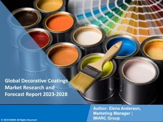 Decorative Coatings Market Research and Forecast Report 2023-2028