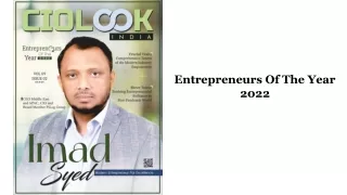 Entrepreneurs Of The Year 2022