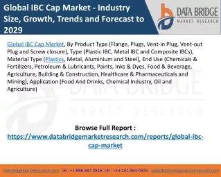 Global IBC Cap Market