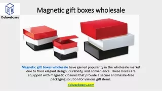 Magnetic gift boxes wholesale