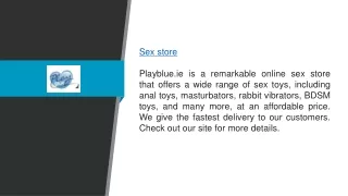 Sex Store Playblue.ie