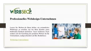 Professionelles Webdesign-Unternehmen