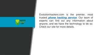 Phone Hacking Service Evolutionhackers.com