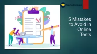 5 Mistakes to Avoid in Online Tests​
