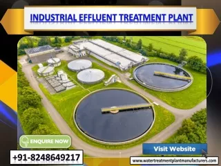 Industrial Effluent Treatment Plant Cost Calculation Chennai, Bangalore