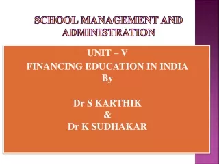 School Mgt & Ad Unit 05