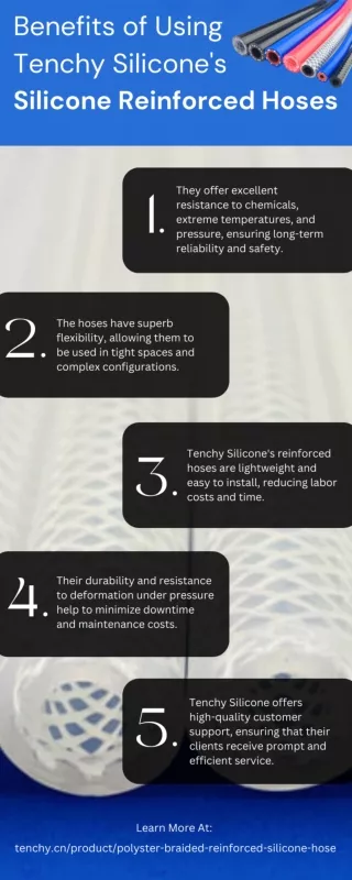 Benefits of Using Tenchy Silicone's Silicone Reinforced Hoses