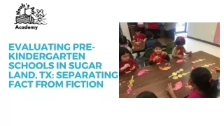 The Best Pre-kindergarten Schools in Sugar Land, TX