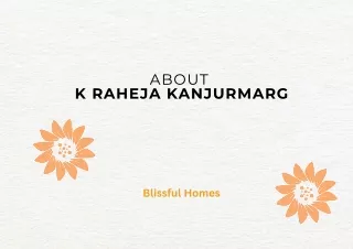 K Raheja Kanjurmarg Mumbai Brochure