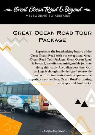 Great Ocean Road Tour Package