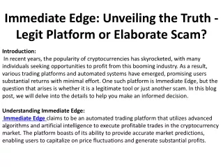 Unveiling the Truth  Legit Platform or Elaborate Scam