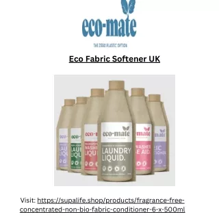 Eco Fabric Softener