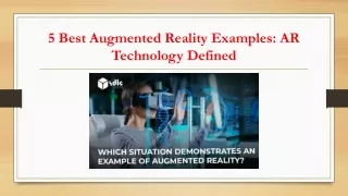 5 Best Augmented Reality Examples AR Technology Defined
