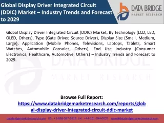 Global Display Driver Integrated Circuit (DDIC) Market