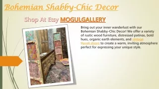 Bohemian Shabby-Chic Decor