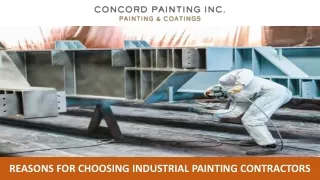 Reasons for Choosing Industrial Painting Contractors