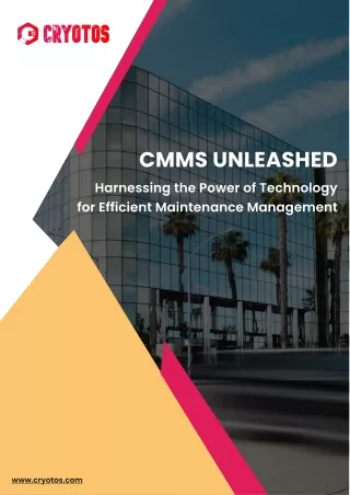 CMMS Unleashed - Streamlining Maintenance Management Efficiently